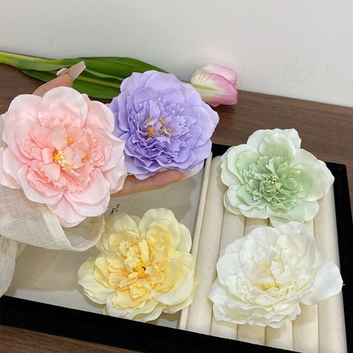 Diy flower hair - diy, clips