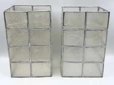 2x Capiz Shell Rectangle Lamp