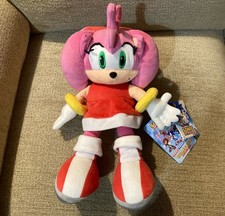 Sonic The Hedgehog - Amy Rose - Sega Prize Europe Plush Soft Toy With Tag
