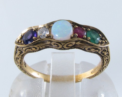 9ct gold adore amethyst - 9ct,