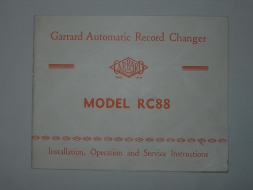 Garrard automatic record - garrard,