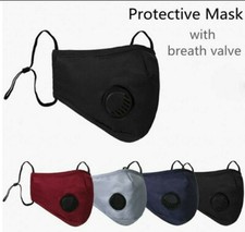 5X Premium Quality Washable Face Mask with Valve (1 Mask FREE)
