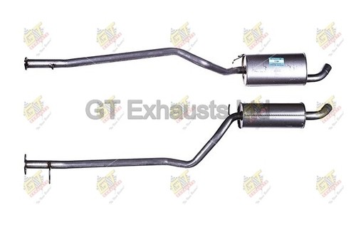 Exhaust silencer centre - silencer,