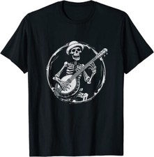 Skeleton Playing Banjo Funny