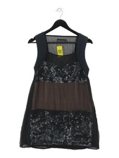 Shakuhachi Mini Dress UK10 in Black