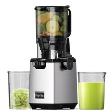 Fretta Cold Press Juicer Machines,Masticating Juicer with 140MM Feed Chute