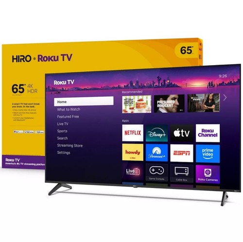 Hiro hdr smart tv flat - 65",
