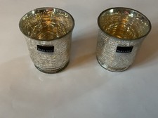 Parlane Pair Of Silver Crackle