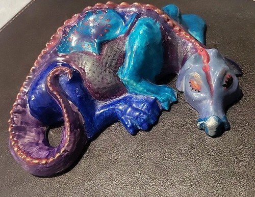 Dragon ceramic figurine rare - figurine.,