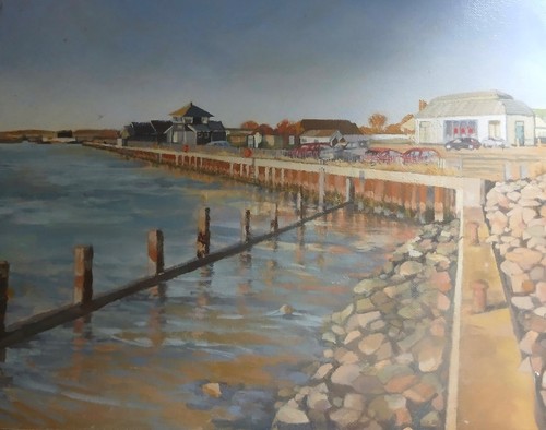Original signed framed oil - original,
