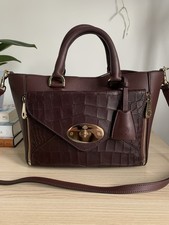 Mulberry Oxblood Willow Tote