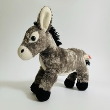 Keel Toys Soft Toy Cuddly Plush Donkey Stuffed Animal Plushie *USED* 9.5”