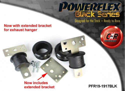 Powerflex black rear trailing - black,