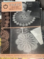Crochet Pattern - Coats No 342 - Two Doilies