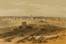 David Roberts RA (1796-1864) - 19th Century Lithograph, Tyre from Isthmus