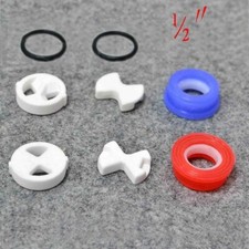 Replacement Ceramic Discs for quarter turn tap valve cartridge seals repair kit