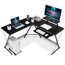 L-Shaped Computer Desk w/