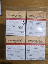 Lot stamping bella rubber - lot, of