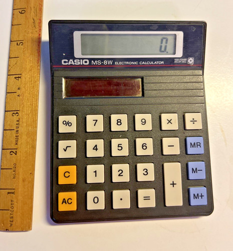 Vtg casio 8w solar - -8w,