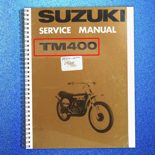 Suzuki 400 motorcycle - suzuki, tm