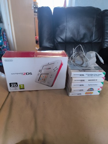 Nintendo 2ds white red - 2ds, white/red