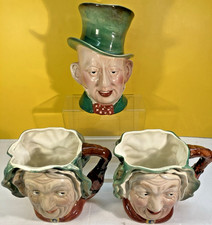 Beswick Giant Mugs Jugs Micawler x1 Sairey Gamp x2 17cm 23cm