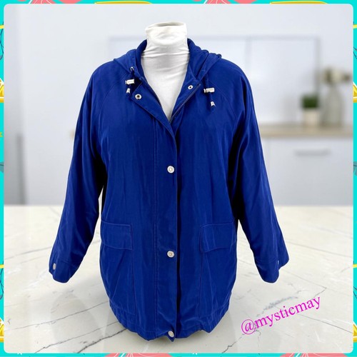 London fog royal blue hooded - london,