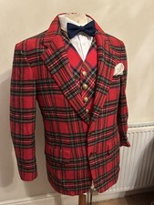 🇺🇲 Tartan Bill Blass 100% Camel  Hair Blazer  48” chest Regular