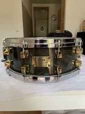 YAMAHA MAPLE CUSTOM 14X5.5 BLACK MAPLE SNARE DRUM SNARE DRUM
