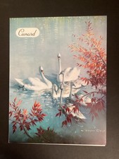 Cunard RMS Queen Mary - Menu 24th  April 1959