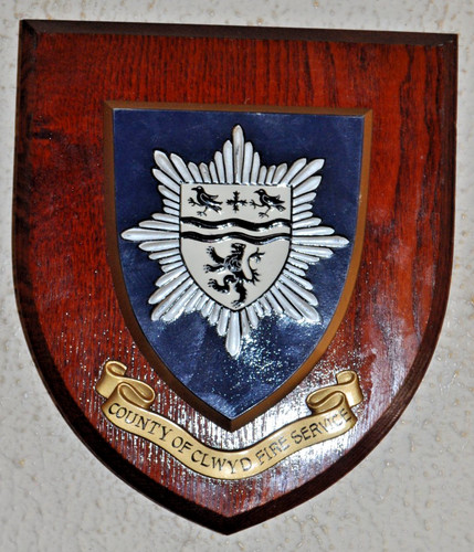 County clwyd fire service - of,