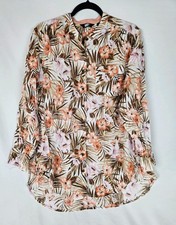 Lands End Linen Top / Cover-Up