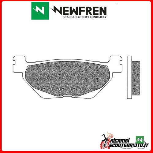 Rear brake pads newfren - rear,