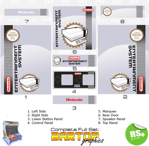 Nes new bartop full half - bartop, sets