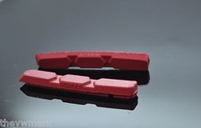  Fibrax FOR  Shimano Tektro Sram XT XTR 72mm V Brake Inserts 1 pair RED 
