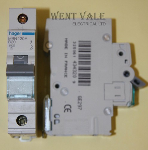 Hager mbn120 20a type b - 20a,
