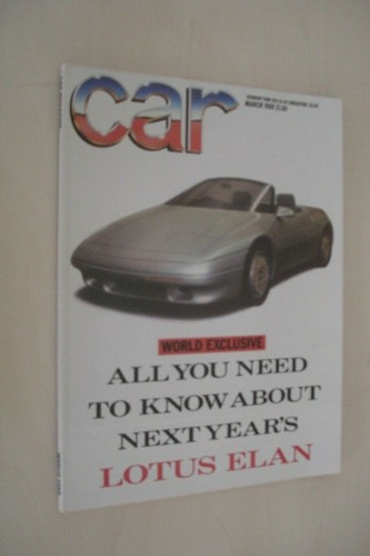 Car mar 1988 magazine - car,,