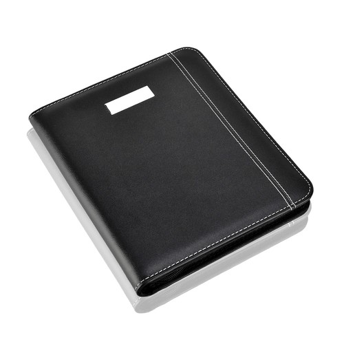 Black zipped conference - black, a5
