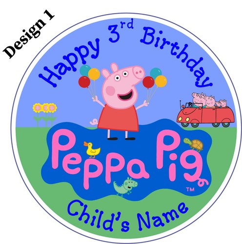 Personalised peppa - to, 8"