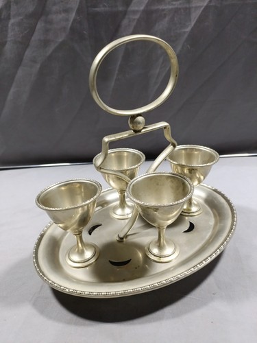 Vintage egg cruet server - egg,