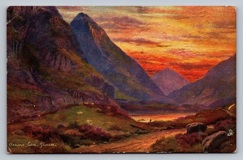 Postcard scotland ossians - -,
