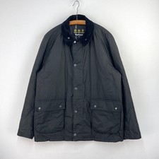 Barbour Strathyre Wax Jacket Mens XXL Black Classic Waxed Country Corduroy