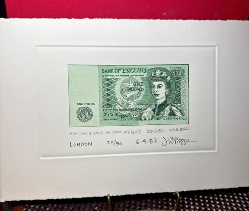 Jsg boggs one pound note - boggs,
