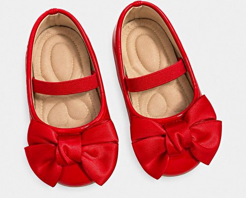 Girls red patent leather mary - girls,