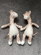 TWO Marks And Spencer Giraffe Soft Toy Teddy 20414870 M&S Plush Animal