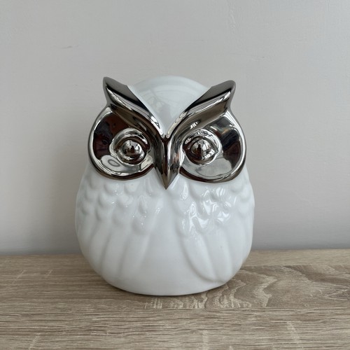 Cimc white ceramic owl - cimc,