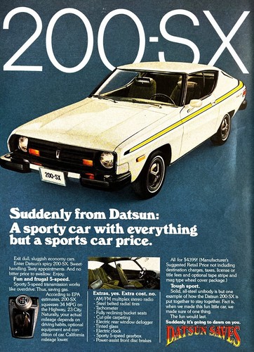 1977 datsun 200 - 200-sx, genuine
