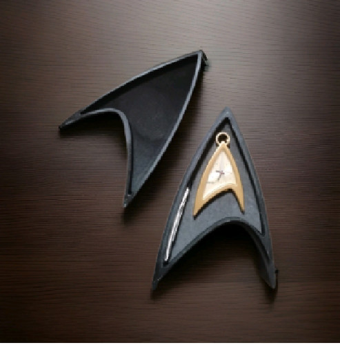 1996 fossil star trek 30th - star,