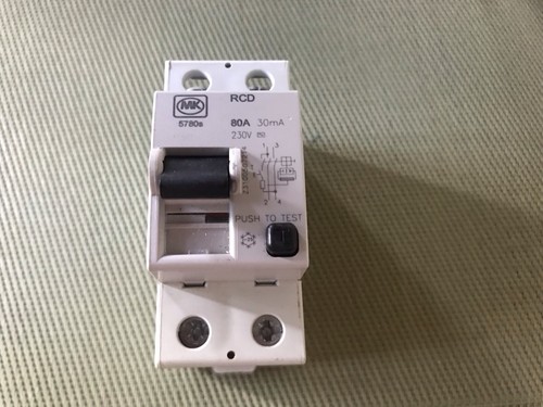 Rcd 80a 30ma double pole - mk,