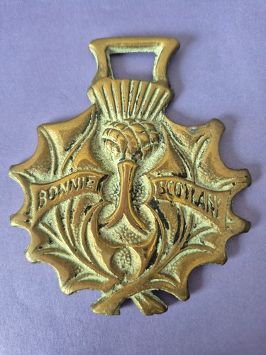 Vintage brass horse - brass,